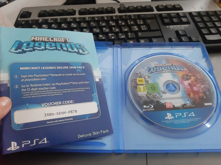 Gra Minecraft Legends PS4. Stan bdb!