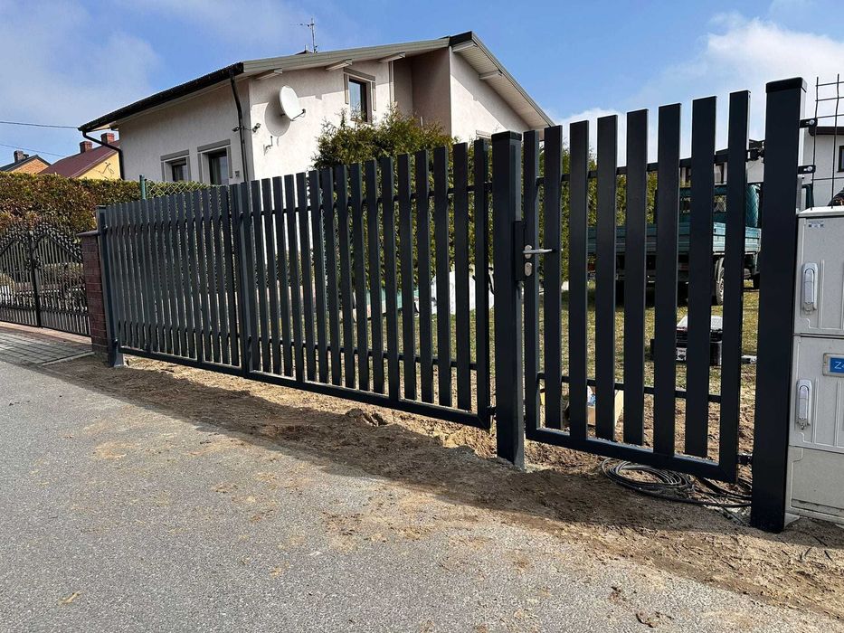 przęsła spawane, przęsła palisadowe, nowoczesne ogrodzenie