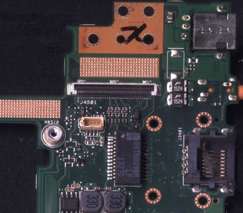 Разъем шлейфа матрицы 30 пин материнки Asus HP Lenovo и др