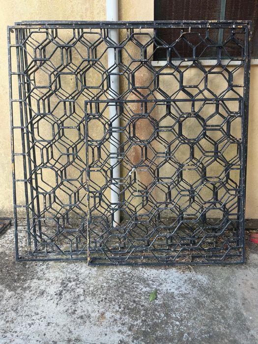 5 Grades em ferro forjado para janelas