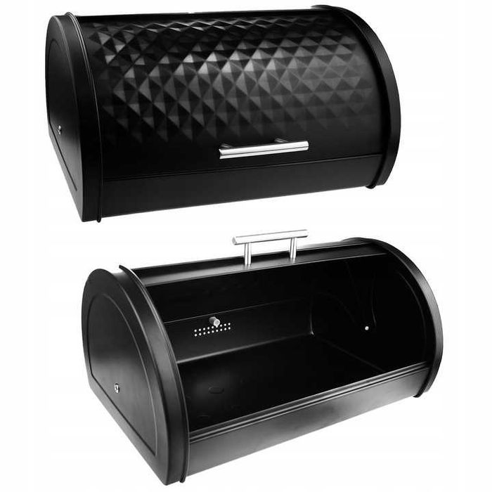 Chlebak czarny matal. jednoczęściowy lekko uszkodz. Outlet