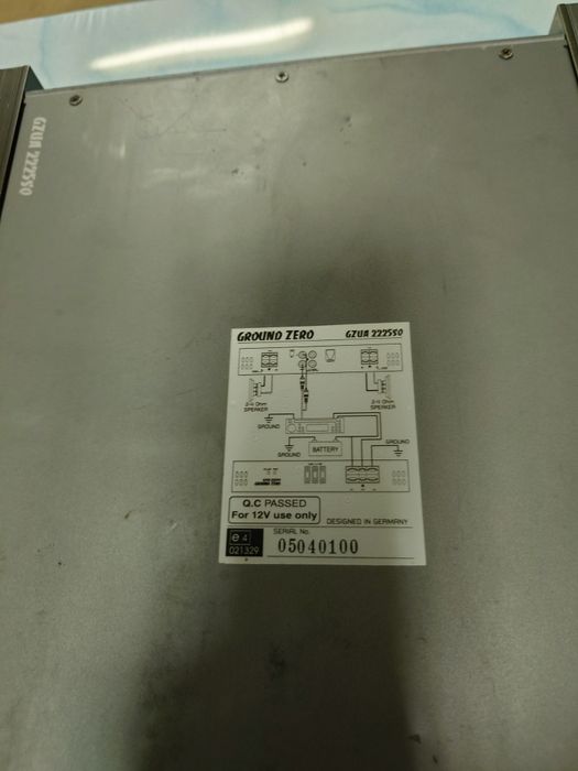 Ground Zero GZPA 2225 SQ