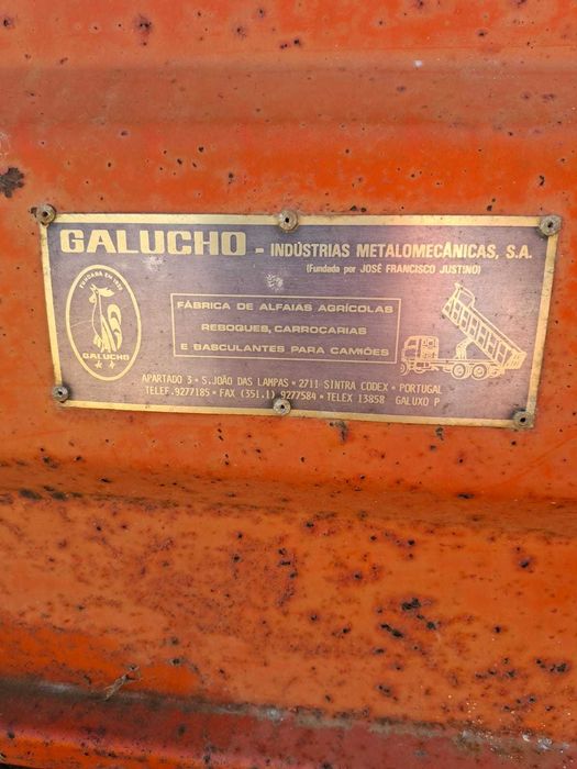 Vende-se Reboque Galucho em bom estado 6250Kg