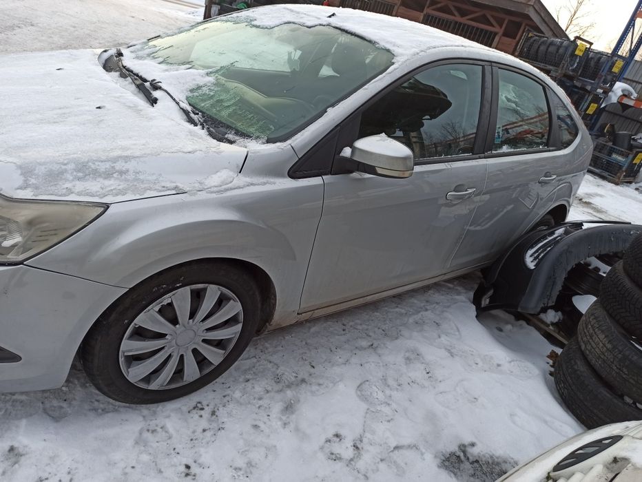 Ford Focus mk2 lift kompletny przód zderzak maska srebrny  pas błotnik