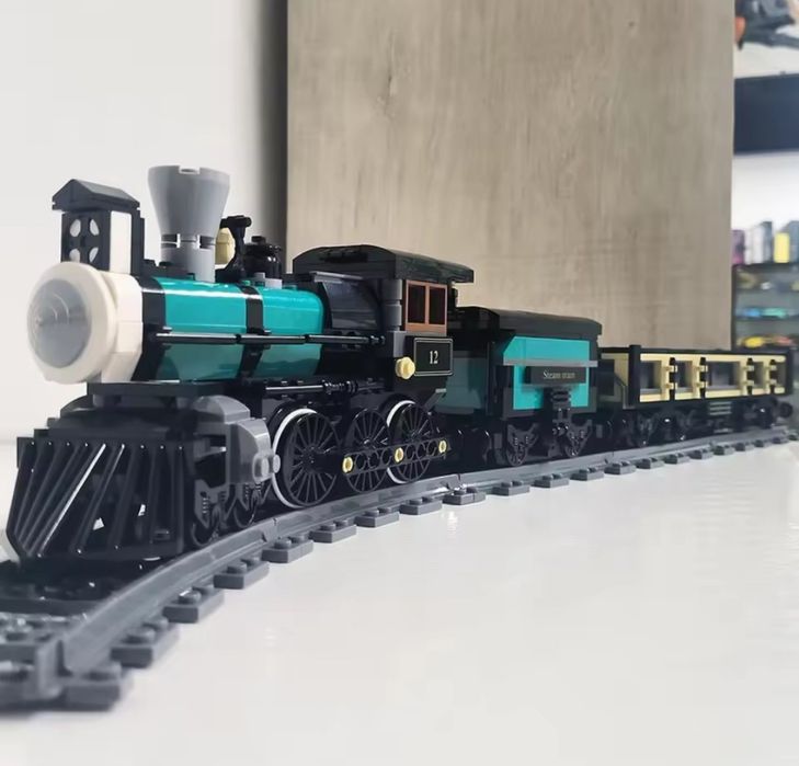 Конструктор Новый паровоз Lego 1в1 59001 поезд Лего 560 деталей