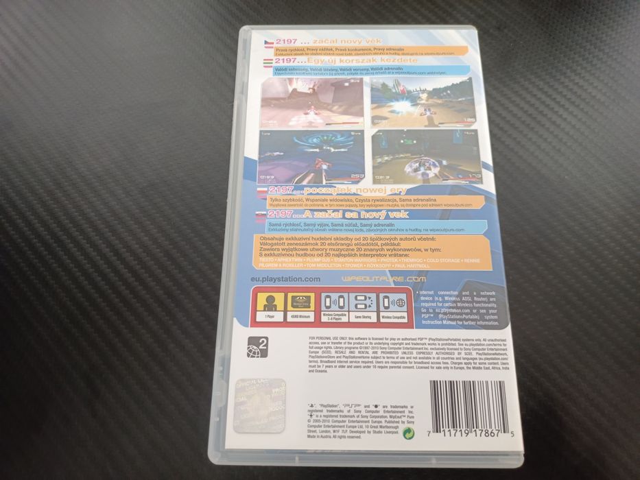 Wipeout Pure PSP Eng