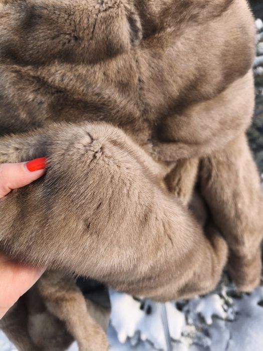 Ог 120! Шикарна норкова шуба сіра норка автоледі 48-50-52