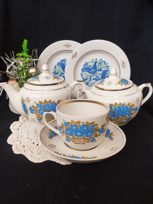 Сервиз ссср, советский фарфор,чайная пара, Вербилки