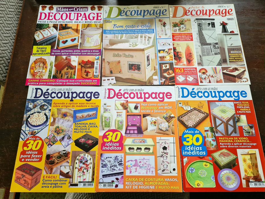 6 Revistas Découpage