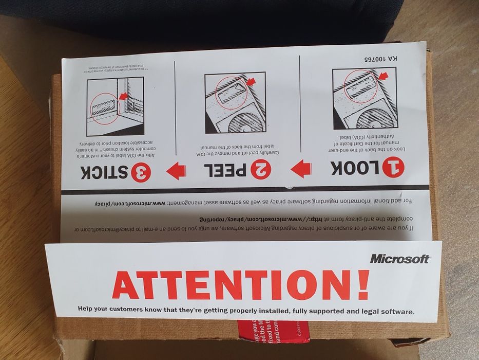 Microsoft OEM system bulder pack