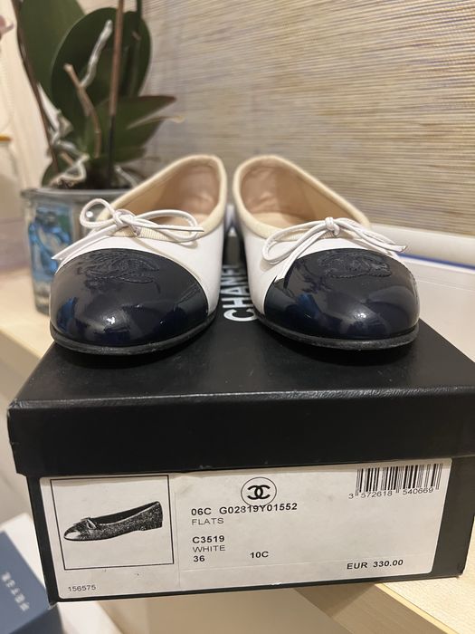 Piękne oryginalne baleriny Chanel 35/36