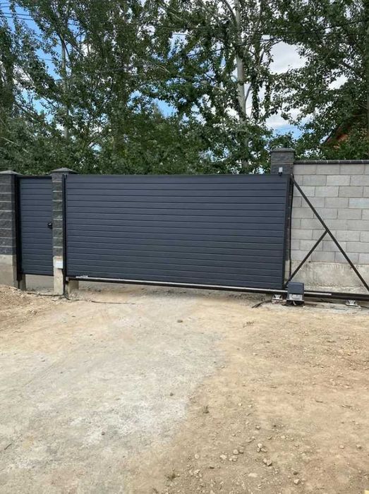 ‼️Відкатні ворота/Откатные ворота, Каркас ворот WELDER Т08, Звари Сам