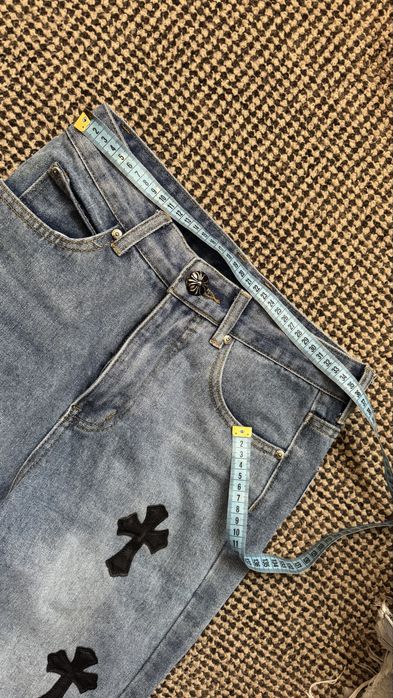 Джинсы chrome hearts amour the coat