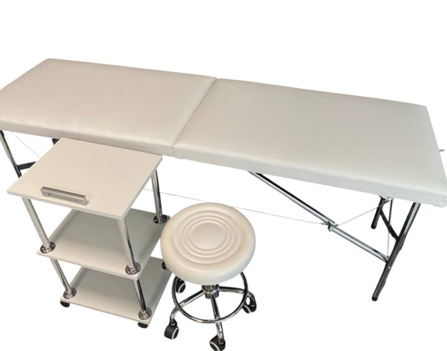 Кушетка + етажерка + стілець для салону | Комплект 3 в 1