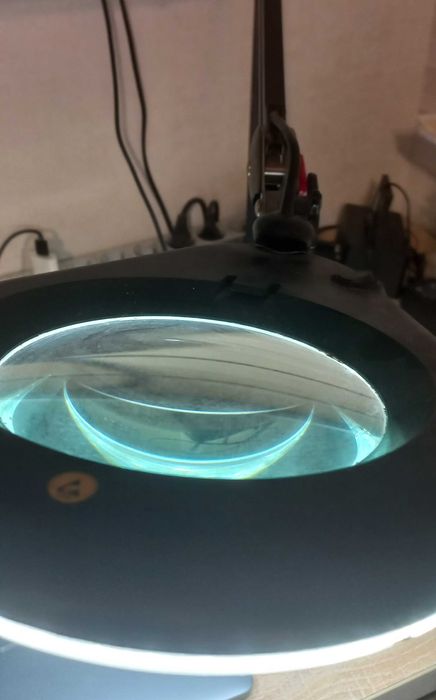 Лампа зі збільшувальним склом 8D 60LED SMD ЧОРНА