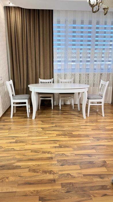 Комплект обеденный стол и стулья. Кухонний стіл та стільці. Стол Стул