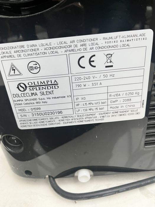 Klimatyzator przenośny Olimpia Splendid