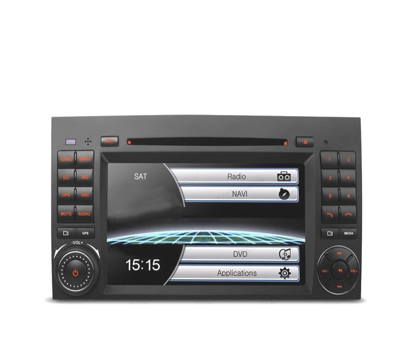 AUTO RADIO TIPO OEM GPS 7" PARA MERCEDES USB GPS TACTIL HD