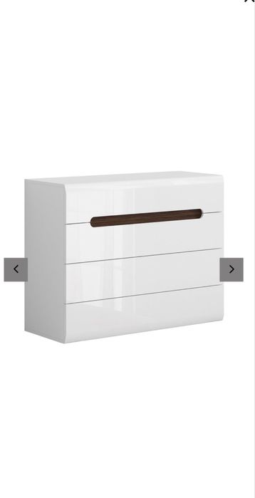 Piękna Komoda Azteca Black Red White