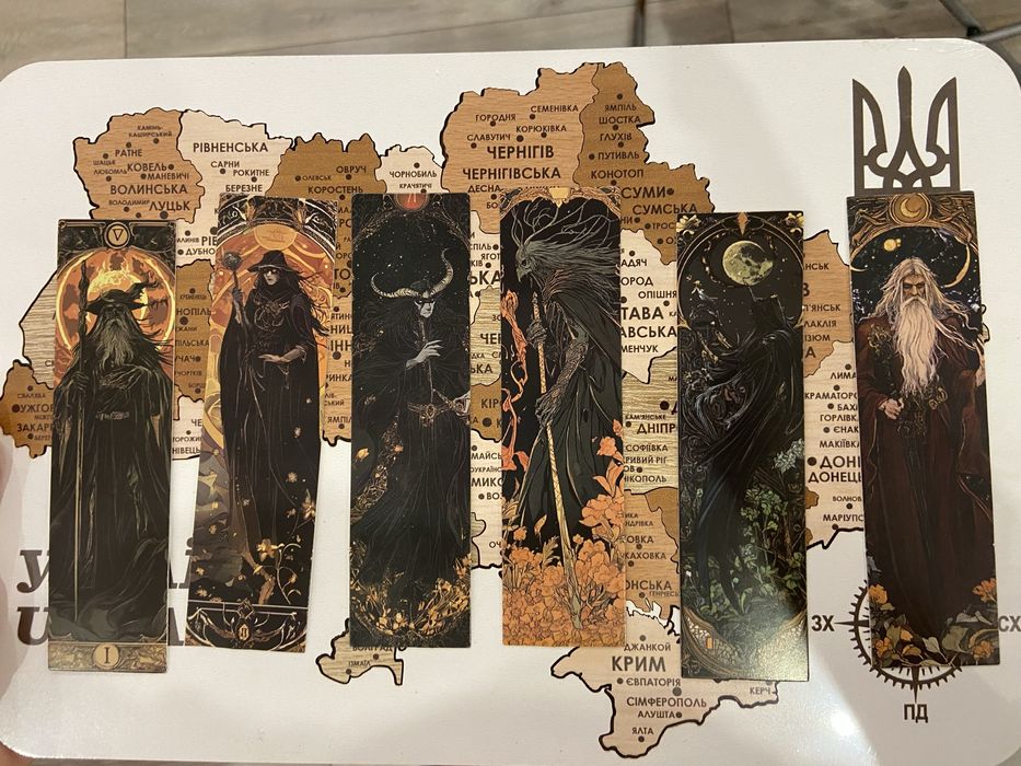 Закладки для книг. Дарк. Готичний стиль. Готика