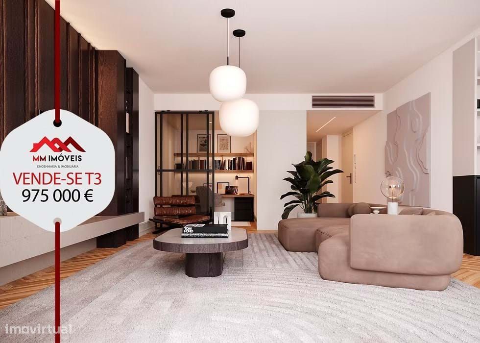 Apartamento T3 Duplex | Nova Construção | Cedofeita | Luxo | Jardim |