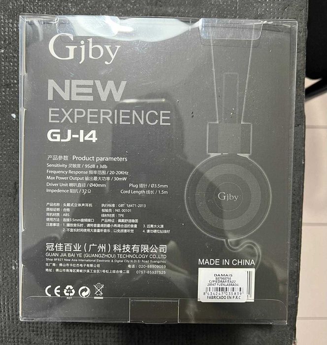 Headphones Gjby GJ-14
