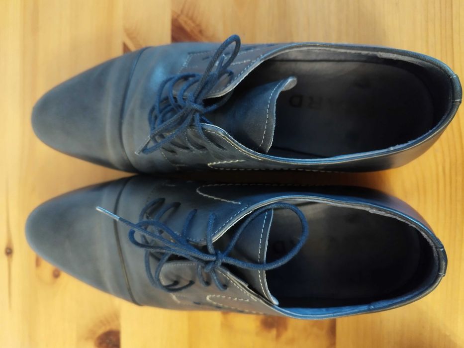 Buty męskie eleganckie Lavard r. 42 granatowe