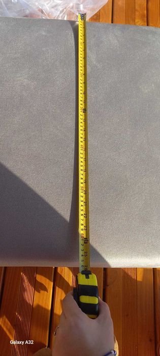 Sofá de 3 lugares com banco, novo, a estrear