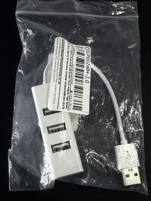 4 w 1 USB Hub - zasilacz