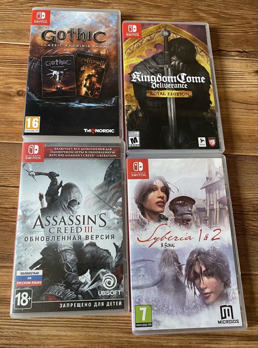 Nintendo Switch: Відьмак, Stalker, Remnant, Dark Souls, Diablo