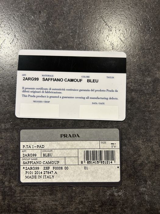 PRADA pokrowiec moro na IPada mini