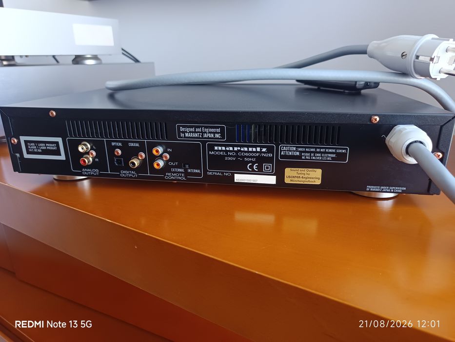 Leitor de cd Marantz CD 6000 Original SE