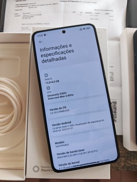Xiaomi 14t Pro 5G 6.67"  12GB/512GB Preto C/Garantia Aceito Retomas