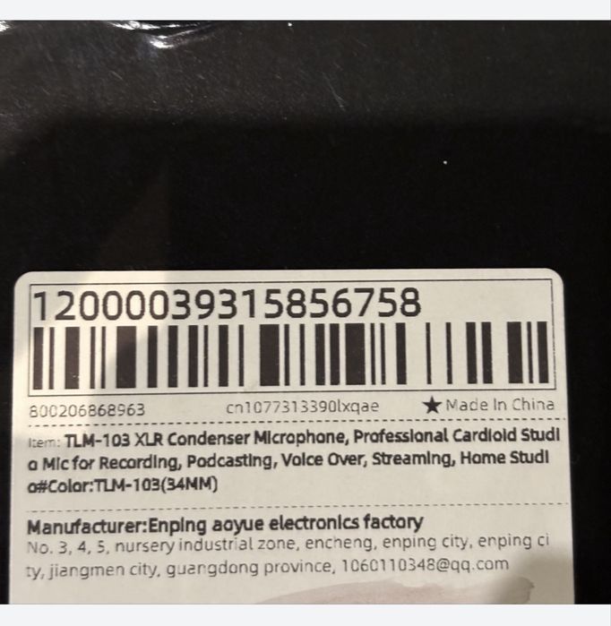 Mikrofon TLR-103.