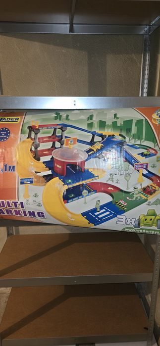 Wader bardzo duży tor garaż dla autek