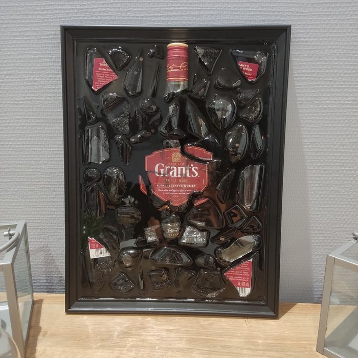 Obraz z butelki Grant's - Obraz z whisky na Prezent