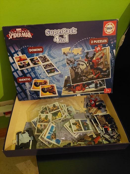 Jogo educativo Spiderman (4 jogos)