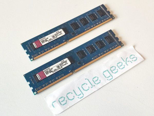 KIT Memória RAM Kingston 4GBx2 RAM DDR3 Estado: Muito