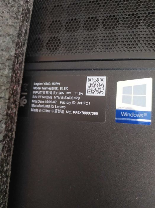 Lenovo legion y540-15irh