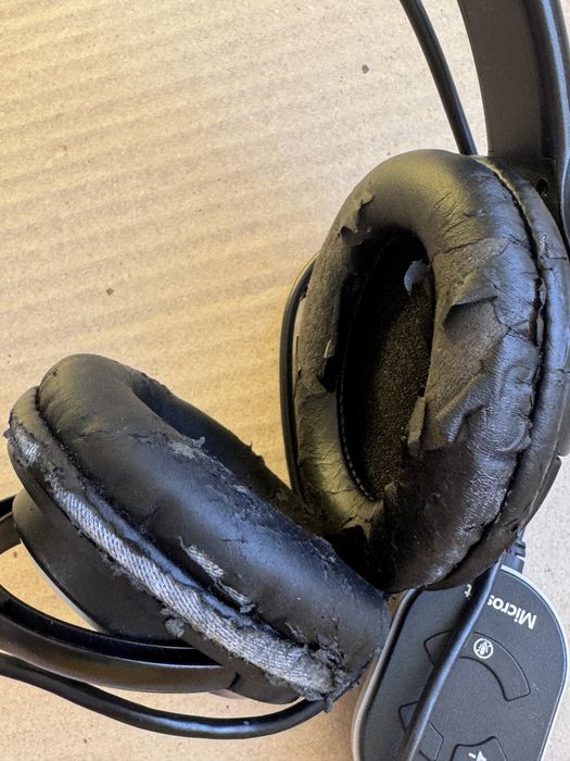 Навушники дротові usb довгий кабель Microsoft з мікрофоном  headset