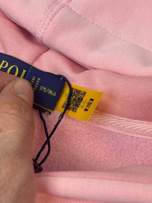 Зіп-худі Polo Ralph Lauren чоловіча рожева зіпка Поло Ральф Лоурен