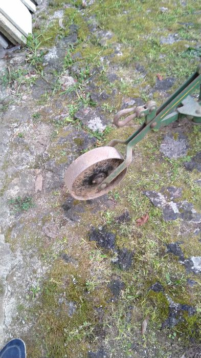 Sachador de milho antigo.