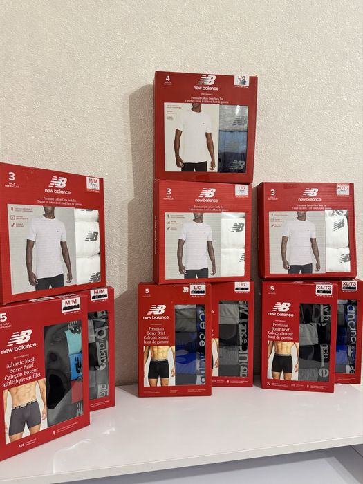 GAP, Calvin Klein, Puma, Under Armour, New Balance — чоловічі труси
