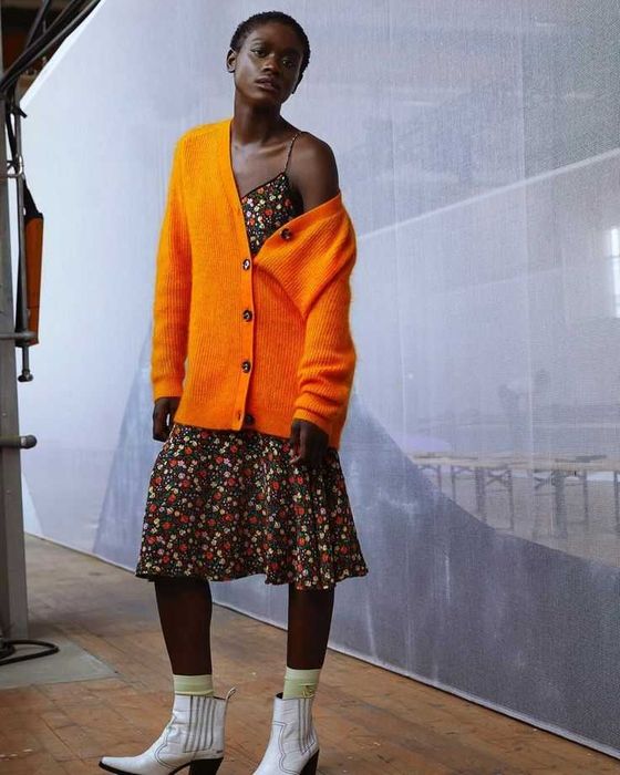 Ganni кардиган мохер вовна розмір Л