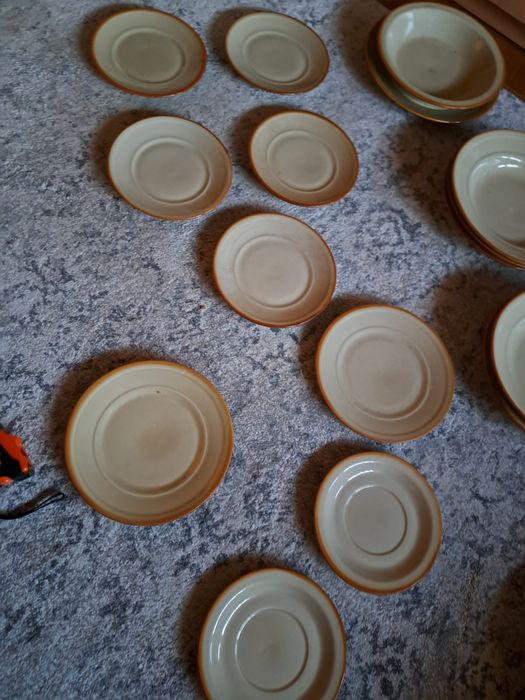 Talerze płytkie I deserowe z Tułowic