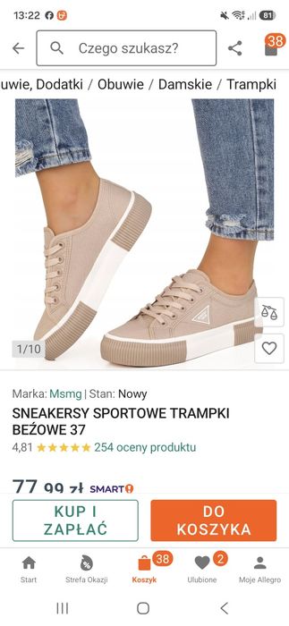 Trampki rozmiar 40