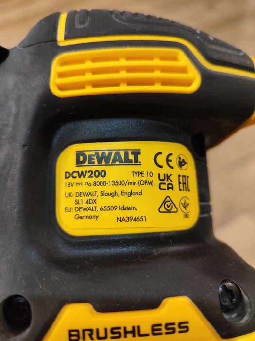 Szlifierka oscylacyjna DeWalt 18v, rok 2024