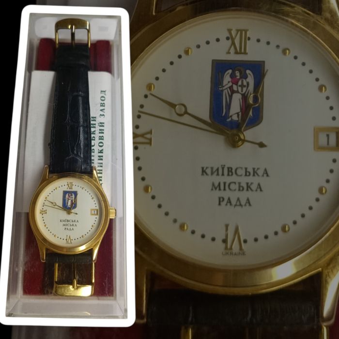 Позолочений механічний годинник