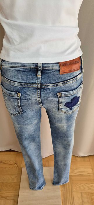 Jeansy Dsquared2, niepowtarzalne, lux, luxury, premium, rozmiar XS/34