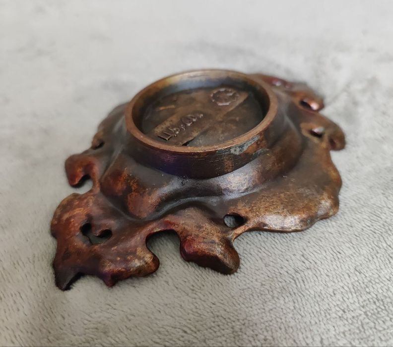 Пепельница Ленинская Кузница ЛК СССР тяжёлая!